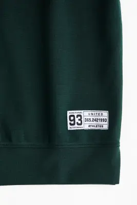 Ensemble de sport avec hoodie DryMove™ - Vert foncé — photo 4