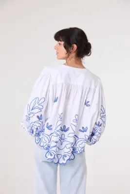 Chemise Lena blanche Blucoco – Sacrécoeur — photo 5
