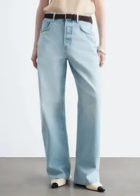 Jean barrel - Bleu clair — photo 3