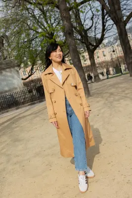 Trench Anna - camel — photo 2