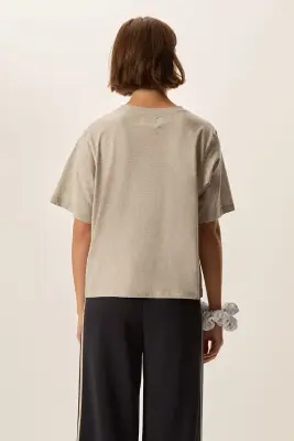 Tee-shirt Jolie Gris Chine — photo 3