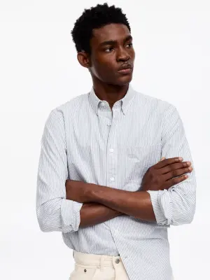 Chemise Oxford classique - Sauge — photo 3