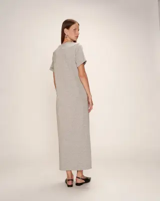 Robe Rosalie gris – Grace & Mila — photo 4