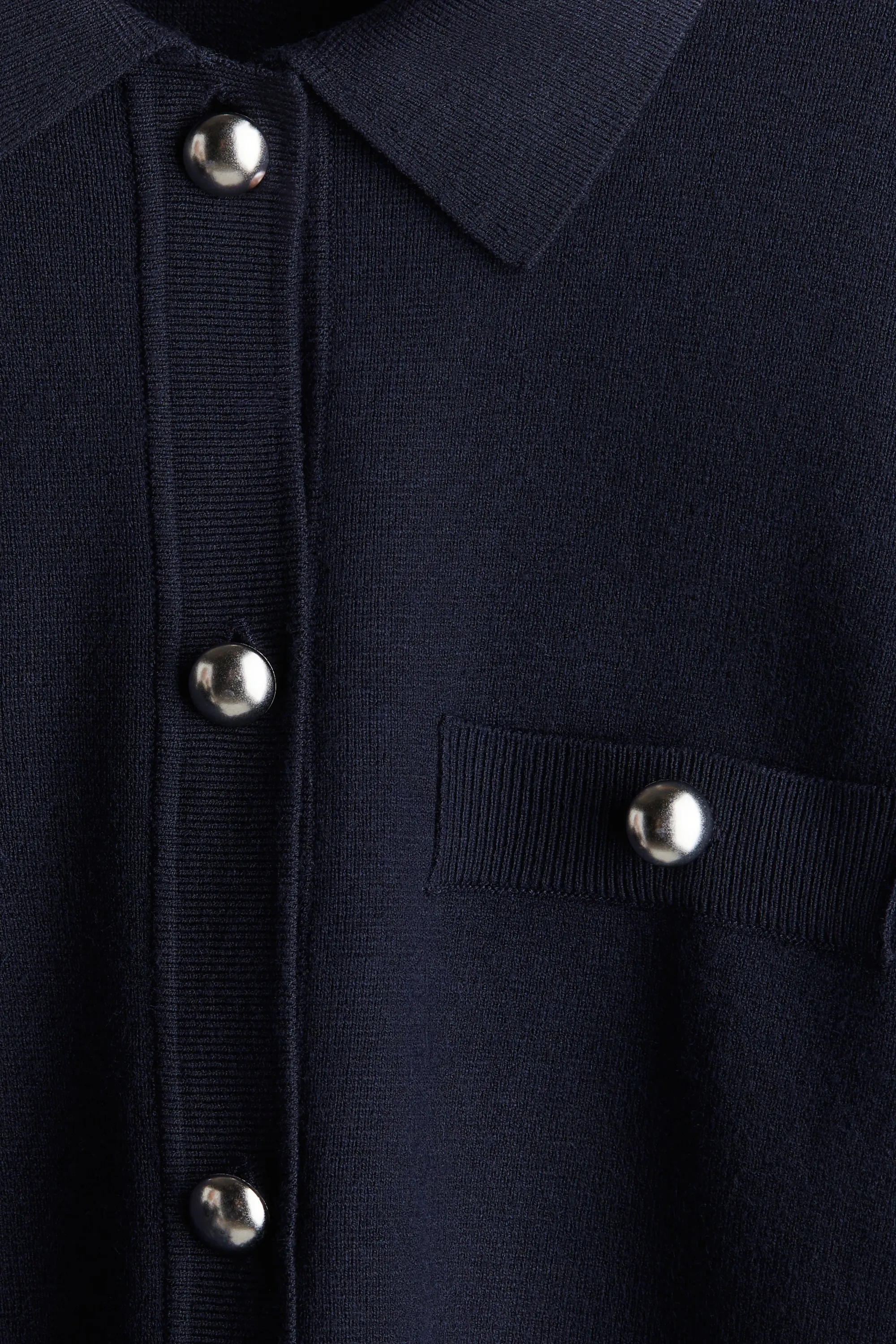 Minirobe en maille - Bleu marine