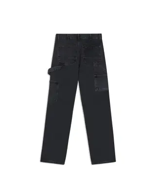 Double Knee Denim Pants Black — photo 2