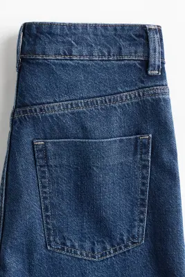 Wide High Jeans - Bleu denim foncé — photo 3