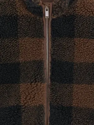 Veste en peluche - Noir/Marron — photo 2