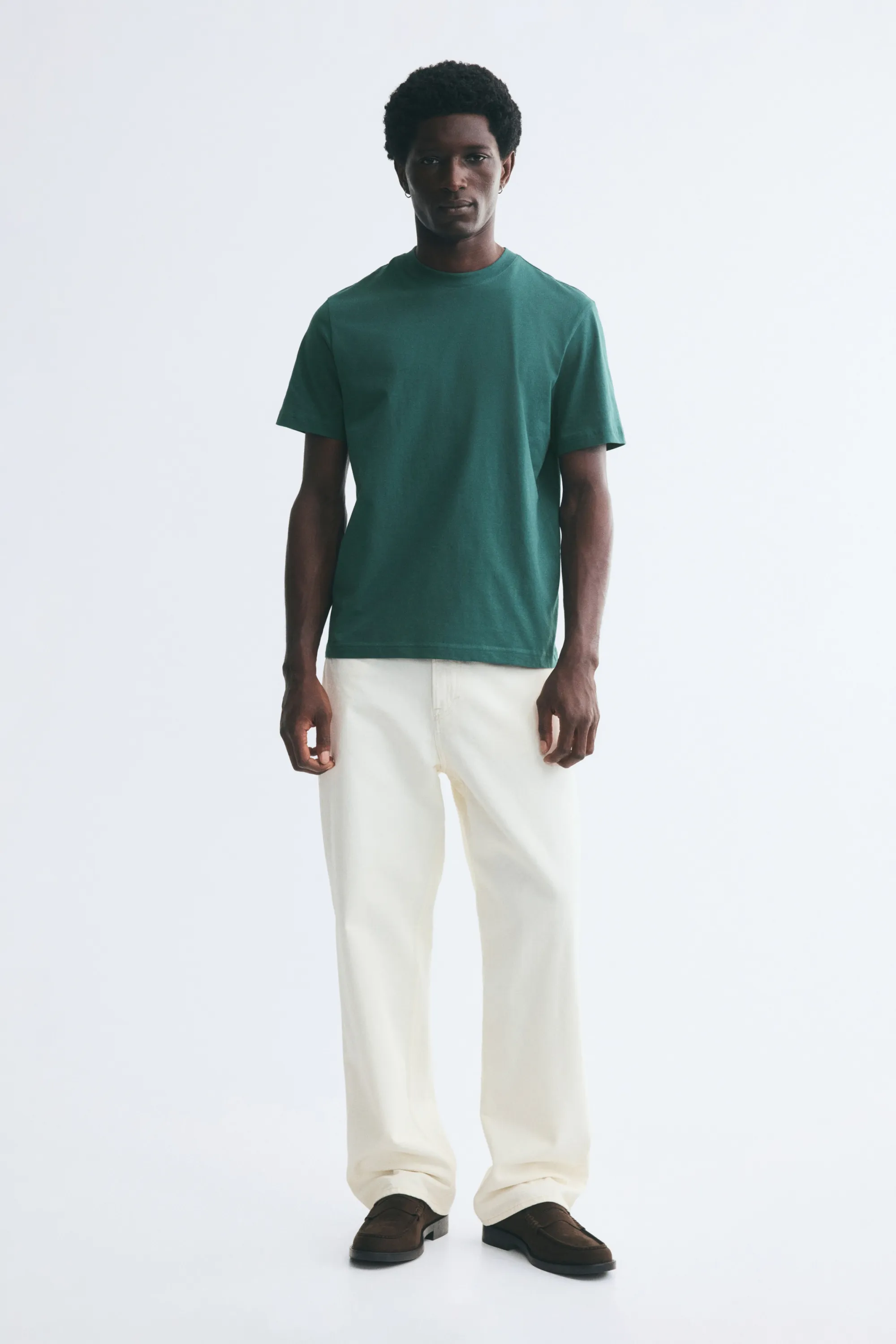 T-shirt Regular Fit - Vert