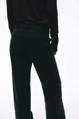Wide High Jeans - Gris denim foncé — photo 2