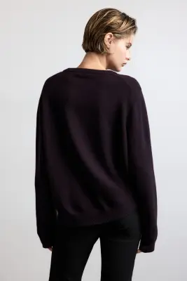 Pull - Violet foncé — photo 4