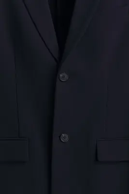 Veste de costume Wrinkle-resistant Slim Fit - Bleu marine — photo 3