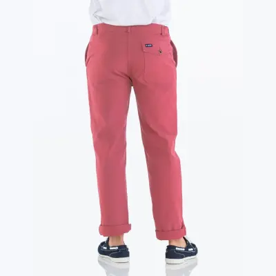Pornichet, Le vrai pantalon du marin breton en coton bio - Toile Crevette — photo 2