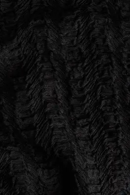 Top en jersey texturé - Noir — photo 3