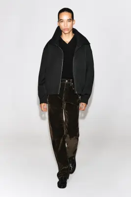 VESTE À COL CHEMINÉE - NOIR — photo 2