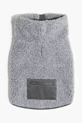 Veste pour chien en tissu Teddy bear - Gris clair — photo 4