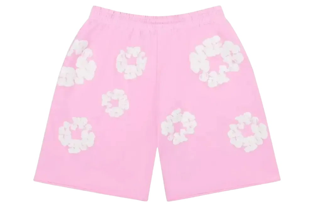 Denim Tears The Cotton Wreath Shorts Pink