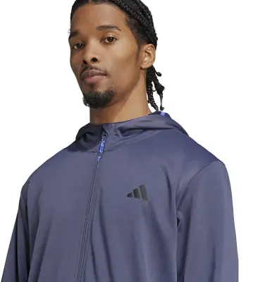 ADIDAS VESTE ZIPPE CAMO Anthracite — photo 5