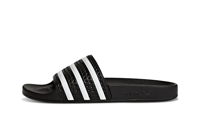 Adidas Adilette Slides Black White