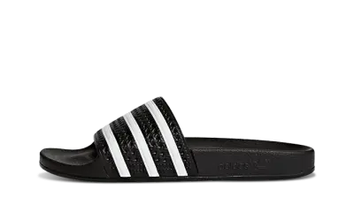 Adidas Adilette Slides Black White — photo 1