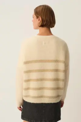 Pull Aleo Creme/Dore - 25 ans — photo 5