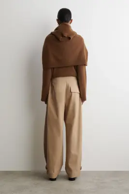 PANTALON BARREL WORKWEAR - SABLE — photo 4