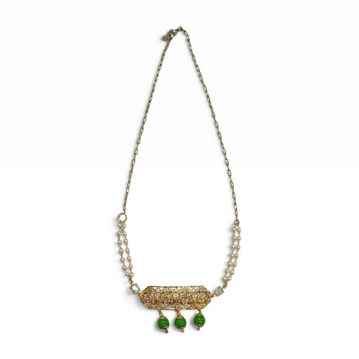 Collier Totem Vert