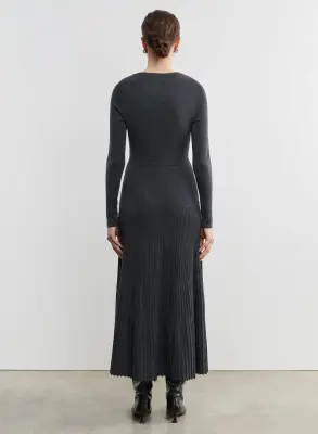 Robe en laine mérinos et élasthanne — photo 2