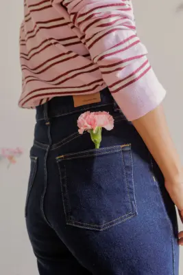 Jean wide Audrey - indigo — photo 2