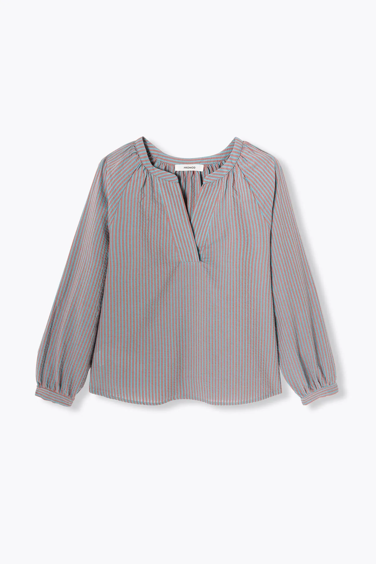 Blouse rayée bicolore Femme