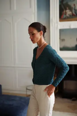 Ninon Knit Sweater - Sea green — photo 3