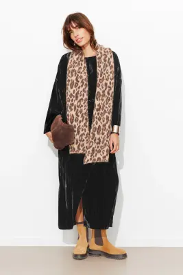 Robe en panne de velours Femme — photo 2