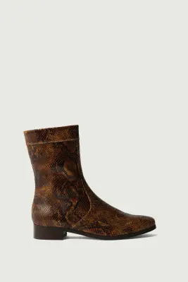 BOTTINES ÉCAILLE PYTHON