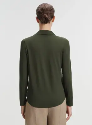 Chemise en viscose et élasthanne — photo 2