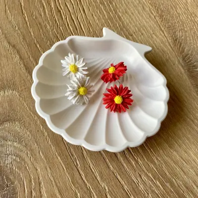 Porte-savon coquillage blanc — photo 4
