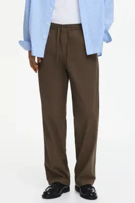 Pantalon Relaxed Fit - Taupe — photo 1