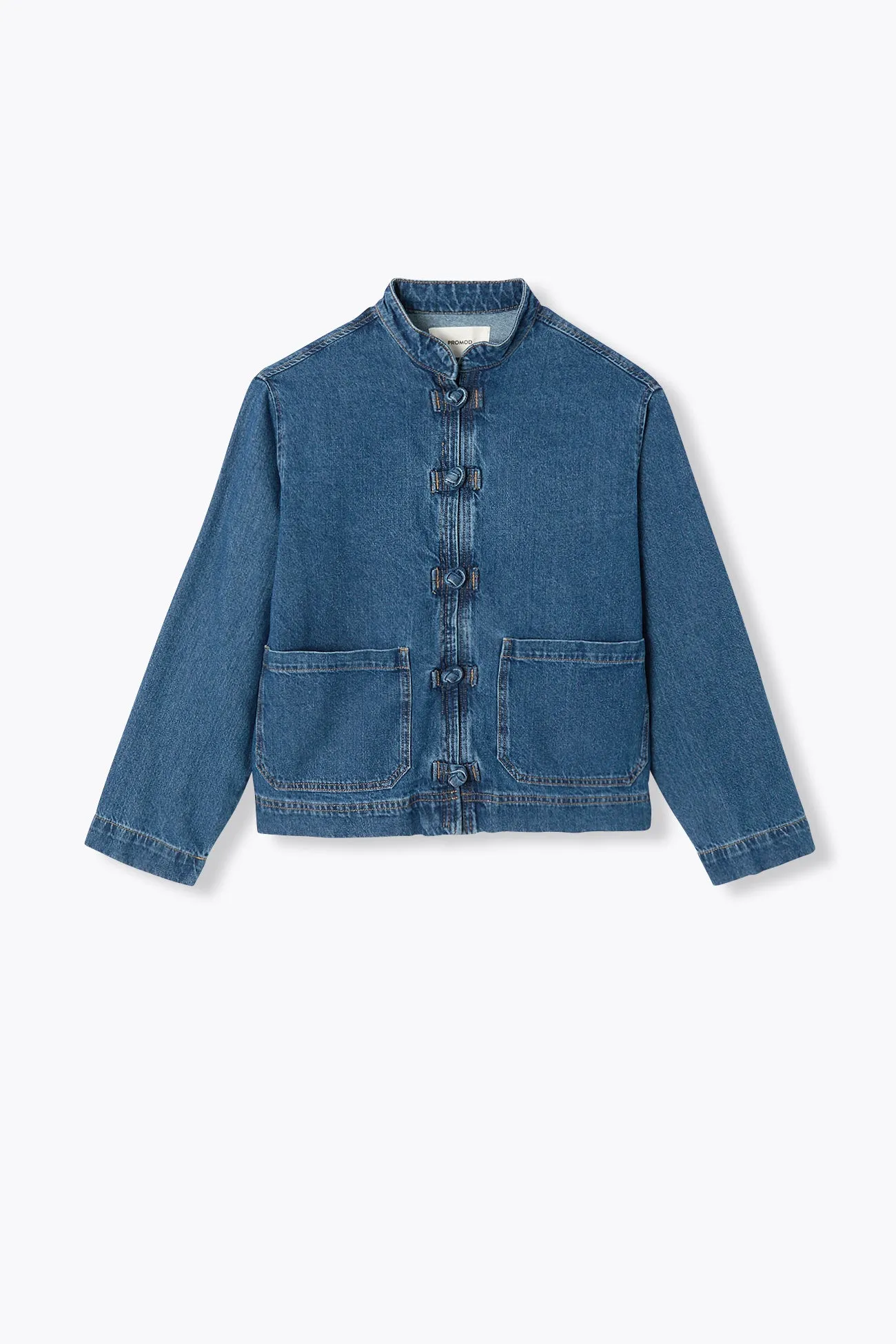 Veste Mandarin en jean Femme