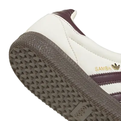 Adidas Mujer Samba LT Cream White Maroon — photo 4