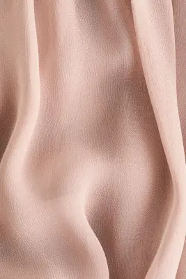 Blouse en viscose avec manches ballon - Rose ancien — photo 3