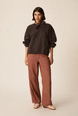 Sweat Shirt Jacinthe Leopard — photo 3