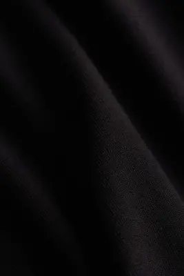 Top à encolure en V en viscose - Noir — photo 3