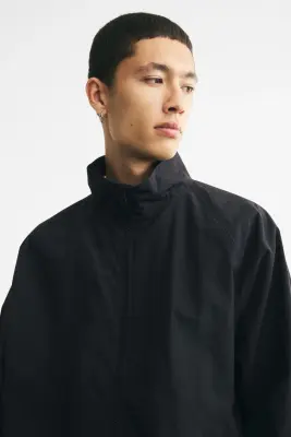 Veste coupe-vent déperlante - Noir — photo 2