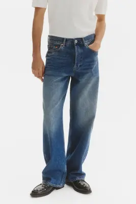 Loose Jeans - Bleu denim — photo 1