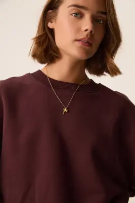 Sweat Shirt Joeme Prune — photo 2