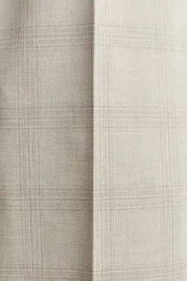 Pantalon chic Regular Fit - Beige/carreaux — photo 4