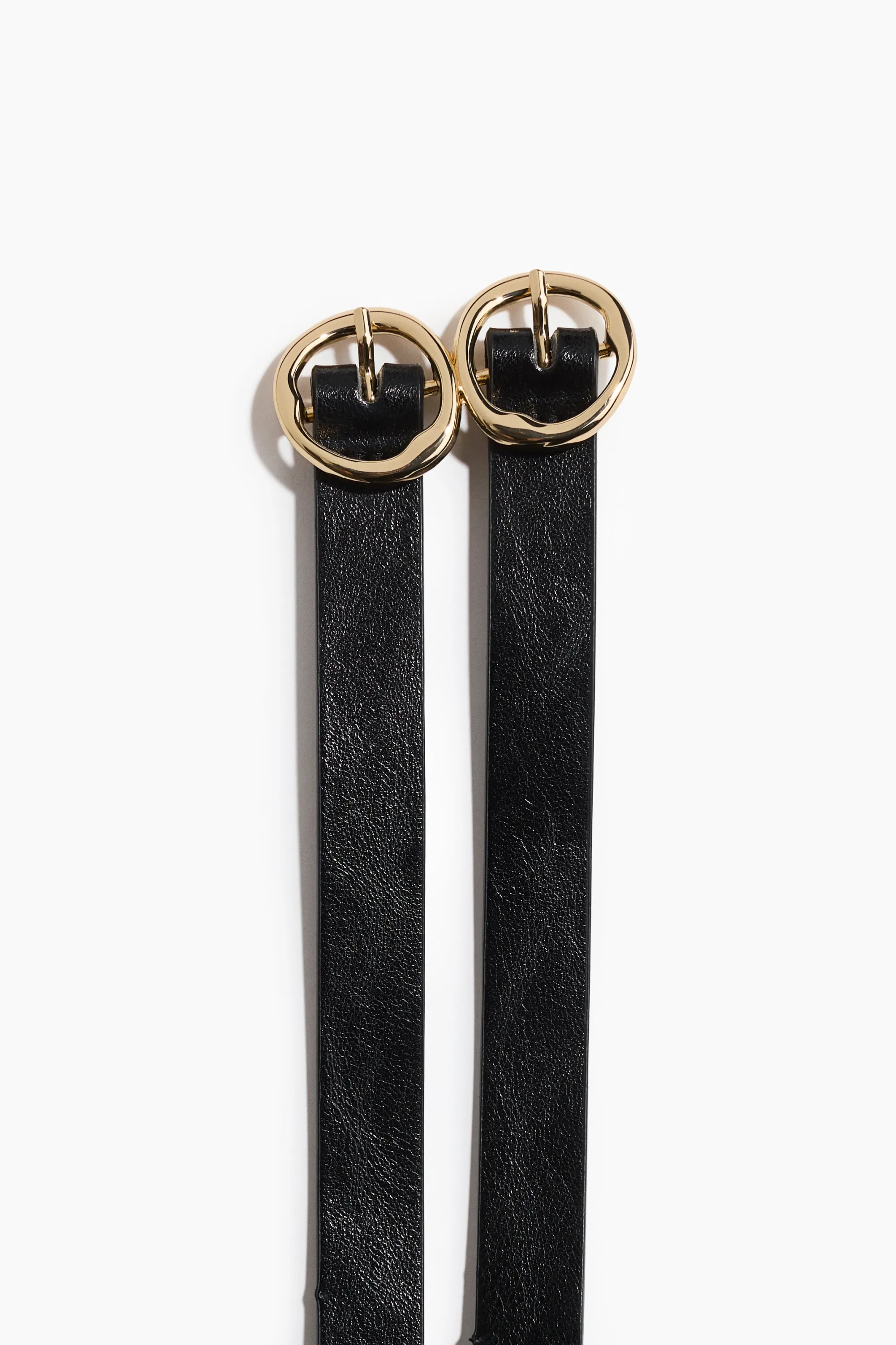 Ceinture à double bride - Noir