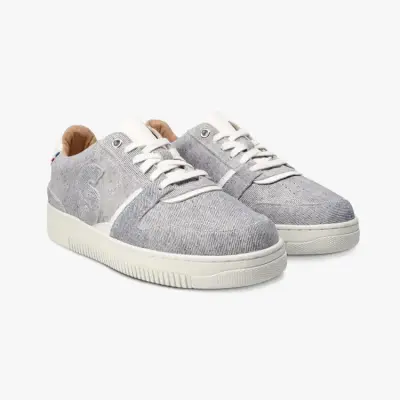 Baskets Bellis Bleu Clair - cuir texturé — photo 10