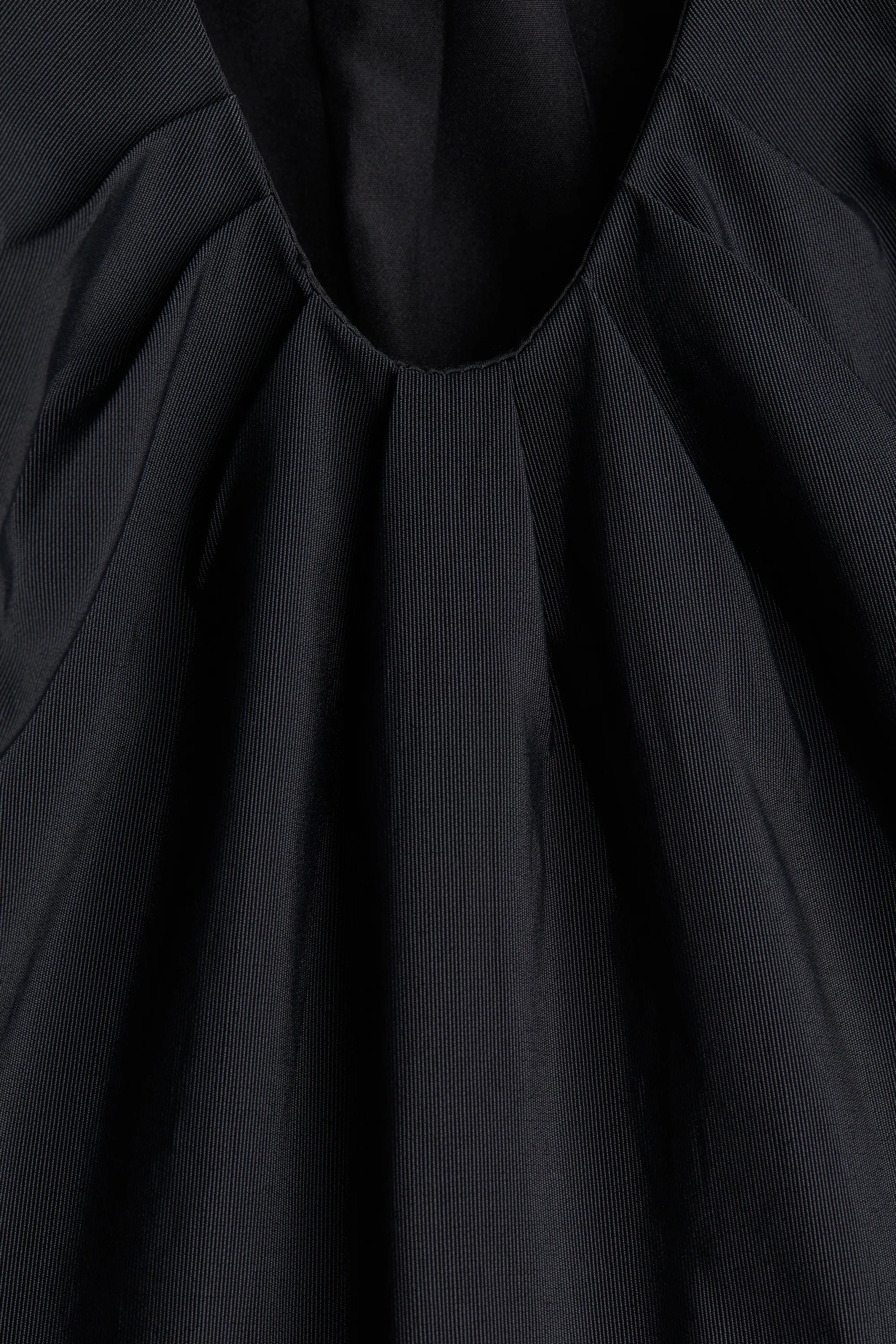 Robe à manches papillon - Noir