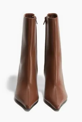 Bottines à talon - Marron — photo 3