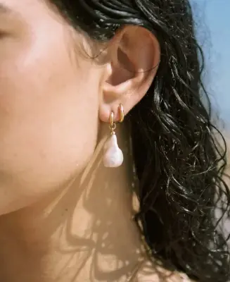 Nouveau ! ALHAJA Boucles d'oreilles Lolita Perle — photo 3