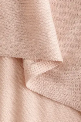 Cape en maille avec encolure bateau - Rose poudré — photo 3